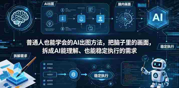 普通⼈也能学会的AI出图⽅法,把脑子里的画面,拆成AI能理解、也能稳定执行的需求【文档】