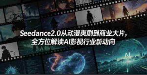 Seedance2.0从动漫爽剧到商业大片，全方位解读AI影视行业新动向-中创网_分享创业项目_助您在家赚钱