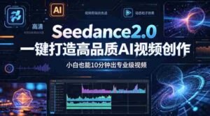 Seedance2.0一键打造高品质AI视频创作，小白也能10分钟出专业级视频-中创网_分享创业项目_助您在家赚钱