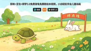（18434期）剪映+豆包+即梦3.0免费做龟兔赛跑绘本视频，小白轻松学会儿童动画-中创网_分享创业项目_助您在家赚钱