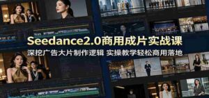 Seedance2.0商用成片实战课:深挖广告大片制作逻辑,实操教学轻松商用落地-中创网_分享创业项目_助您在家赚钱