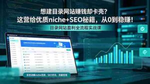 (18360期)想建目录网站赚钱却卡壳?这营给优质 niche+SEO 秘籍,从 0 到稳赚!-中创网_分享创业项目_助您在家赚钱