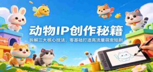 动物IP创作秘籍：拆解三大核心技法，零基础打造高流量萌宠短剧-中创网_分享创业项目_助您在家赚钱