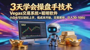 (18613期)三天学会操盘手技术,vegas技术+聪明软件,小白也可以轻松上手,日入1000+-中创网_分享创业项目_助您在家赚钱