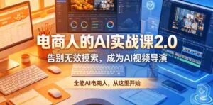 电商人的AI实战课2.0,告别无效摸索,成为AI视频导演,全能AI电商人,从这里开始-中创网_分享创业项目_助您在家赚钱