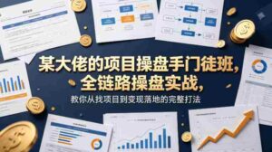 某大佬的项目操盘手门徒班，全链路操盘实战，教你从找项目到变现落地的完整打法-中创网_分享创业项目_助您在家赚钱