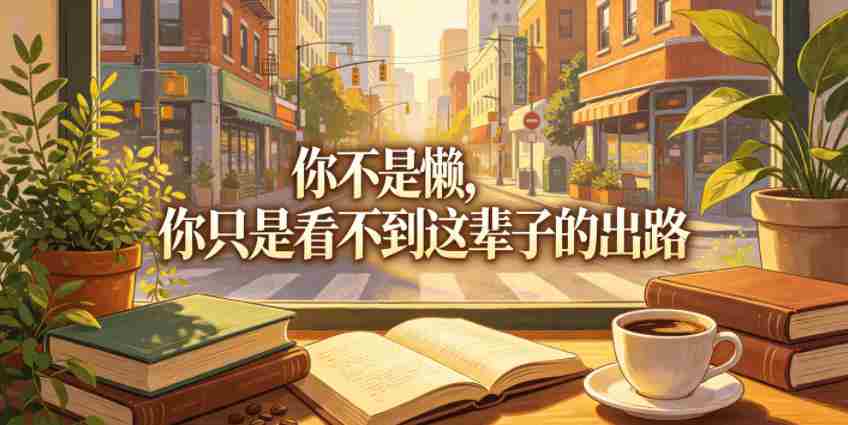 付费文章:你不是懒,你只是看不到这辈子的出路