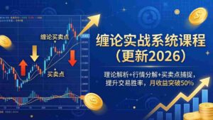 (18851期)缠论实战系统课程(更新26年6月),理论解析+行情分解+买卖点捕捉,提升交易胜率,月收益突破50%-中创网_分享创业项目_助您在家赚钱