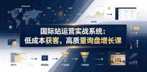 国际站运营实战系统:低成本获客,高质量询盘增长课(更新26年)-中创网_分享创业项目_助您在家赚钱