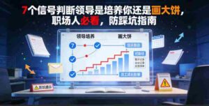 付费文章:7个信号判断领导是培养你还是画大饼,职场人必看,防踩坑指南-中创网_分享创业项目_助您在家赚钱