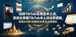 玩转TikTok东南亚本土店,系统化掌握TikTok本土店运营逻辑,实现从0到1的稳定出单与业绩增长-中创网_分享创业项目_助您在家赚钱