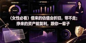 付费文章:(女性必看)借来的估值会折旧,带不走;挣来的资产能复利,跟你一辈子-中创网_分享创业项目_助您在家赚钱