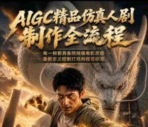AIGC精品仿真人剧豢龙人全流程制作解析2026,国风仿真人创作+打斗剧情+人设编排,一站式AI短剧入门-中创网_分享创业项目_助您在家赚钱