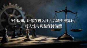 (19042期)付费文章:9个认知,让你在进入社会后减少被算计,对人性与利益保持清醒-中创网_分享创业项目_助您在家赚钱