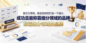 吸引力学院,教会您如何打造一个强大、成功且能称霸细分领域的品牌!【原创双语字幕】-中创网_分享创业项目_助您在家赚钱