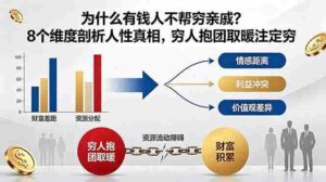 （18932期）付费文章：为什么有钱人不帮穷亲戚？8个维度剖析人性真相，穷人抱团取暖注定穷-中创网_分享创业项目_助您在家赚钱