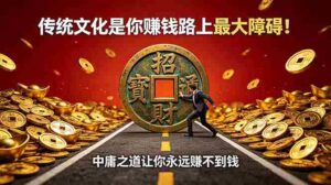 （18872期）付费文章：传统文化是你赚钱路上最大障碍！中庸之道让你永远赚不到钱-中创网_分享创业项目_助您在家赚钱