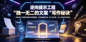 逆向提示工程教您突破AI常规限制,写出独具魅力独一无二的文案,引人注目的写作秘诀【原创双语字幕】-中创网_分享创业项目_助您在家赚钱
