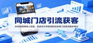 同城门店引流获客:依托短视频线上流量,低成本引导客源到店实现门店客流稳步增长-中创网_分享创业项目_助您在家赚钱