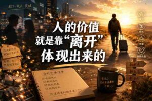 付费文章:人的价值就是靠“离开”体现出来的-中创网_分享创业项目_助您在家赚钱