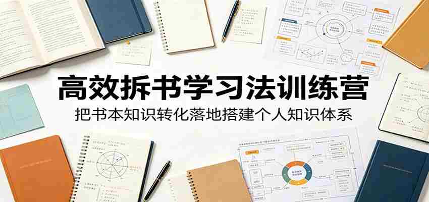 高效拆书学习法训练营，把书本知识转化落地搭建个人知识体系-中创网_分享创业项目_助您在家赚钱
