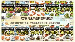 （18837期）9w粉博主亲授科普解说教学：选题+文案+配音+剪辑，零基础吃透伙伴计划+精选双份收益-中创网_分享创业项目_助您在家赚钱