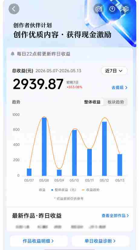抖音8W粉丝博主的科普视频解说教学,吃透伙伴计划+精选双份收益,新手可直接复制操作