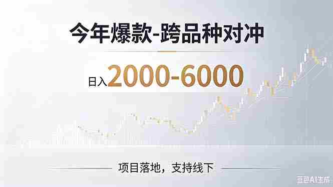 （19150期）2026创业新风口—跨品种对冲震撼首发！日收益2000-6000+，项目绿色长久，安全稳健-中创网_分享创业项目_助您在家赚钱
