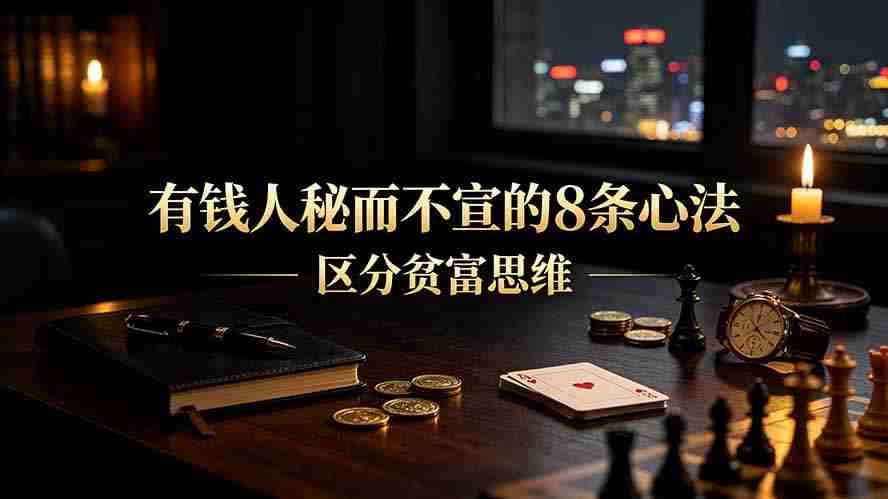 （19413期）付费文章：有钱人秘而不宣的8条心法｜区分贫富思维-中创网_分享创业项目_助您在家赚钱