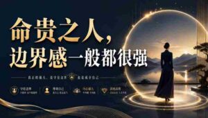 付费文章:命贵之人,边界感一般都很强-中创网_分享创业项目_助您在家赚钱