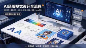 (19372期)AI品牌视觉设计全流程:标志图形×辅助图形×主视觉×插画×海报×包装×Lora训练,系统掌握AI设计体系-中创网_分享创业项目_助您在家赚钱