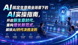 AI搞定生意商业场景下的AI实操指南,开启新生意时代,重构增长新范式,解锁AI时代决胜法则【文档】-中创网_分享创业项目_助您在家赚钱