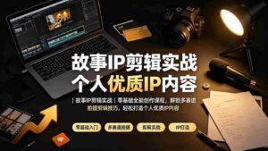 (19550期)故事IP剪辑实战|零基础全能创作课程,解锁多赛道拍摄剪辑技巧,轻松打造个人优质IP内容-中创网_分享创业项目_助您在家赚钱