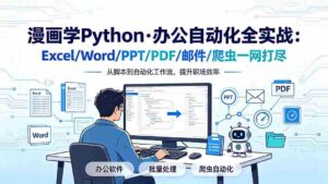 (19270期)漫画学Python·办公自动化全实战:Excel/Word/PPT/PDF/邮件/爬虫一网打尽-中创网_分享创业项目_助您在家赚钱