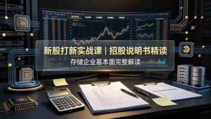 (19255期)付费文章:新股打新实战课|招股说明书精读,存储企业基本面完整解读-中创网_分享创业项目_助您在家赚钱