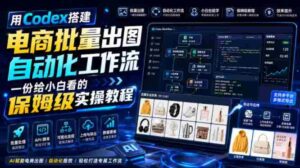 用Codex搭建电商批量出图自动化工作流,一份给小白看的保姆级实操教程【文档】-中创网_分享创业项目_助您在家赚钱