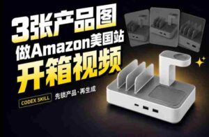 3张产品图,怎么做成15秒Amazon美国站开箱视频?关键不是提示词-中创网_分享创业项目_助您在家赚钱