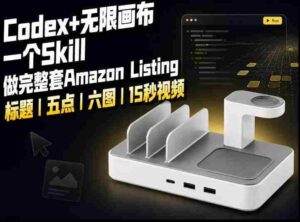 我用一个Codex Skill做完Amazon Listing：标题、五点、六图和视频全流程-中创网_分享创业项目_助您在家赚钱