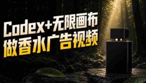 一张商品图,如何用Codex+无限画布做出香水密林广告视频-中创网_分享创业项目_助您在家赚钱