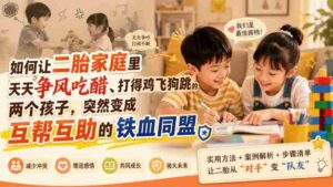 付费文章:如何让二胎家庭里天天争风吃醋、打得鸡飞狗跳的两个孩子,突然变成互帮互助的铁血同盟?-中创网_分享创业项目_助您在家赚钱