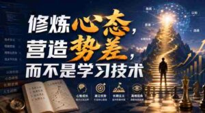 付费文章:修炼心态,营造势差,而不是学习技术-中创网_分享创业项目_助您在家赚钱
