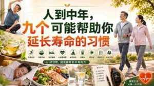付费文章:人到中年,九个可能帮助你延长寿命的习惯-中创网_分享创业项目_助您在家赚钱