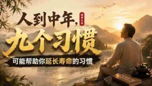 (19707期)付费文章:人到中年,九个可能帮助你延长寿命的习惯-中创网_分享创业项目_助您在家赚钱