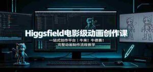 Higgsfield电影级动画创作课:一站式创作平台,牛来!牛德赛!完整动画制作流程教学-中创网_分享创业项目_助您在家赚钱