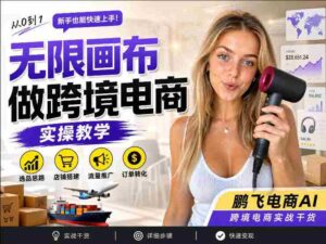 【跨境电商必备】AI无线画布制作商品宣传视频,四步搞定,无线画布工作流,操作简单好上手-中创网_分享创业项目_助您在家赚钱