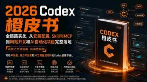 （20105期）2026Codex橙皮书：全链路实战，从安装配置、Skill与MCP到网站开发和AI自动化项目完整落地-中创网_分享创业项目_助您在家赚钱