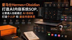 爱马仕Hermes+Obsidian打造AI内容系统SOP,让普通人也能通过 AI 自动化打造个人IP 和 副业内容体系-中创网_分享创业项目_助您在家赚钱