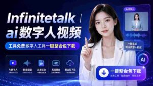 (20008期)Infinitetalk丨ai数字人视频-工具免费数字人工具一键整合包下载-中创网_分享创业项目_助您在家赚钱