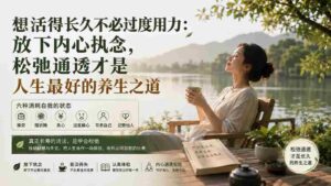 （20007期）付费文章：想活得长久不必过度用力：放下内心执念，松弛通透才是人生最好的养生之道-中创网_分享创业项目_助您在家赚钱