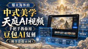 爆火海外的中式美学天庭AI视频,手把手教你用豆包AI复刻(附全套提示词)-中创网_分享创业项目_助您在家赚钱